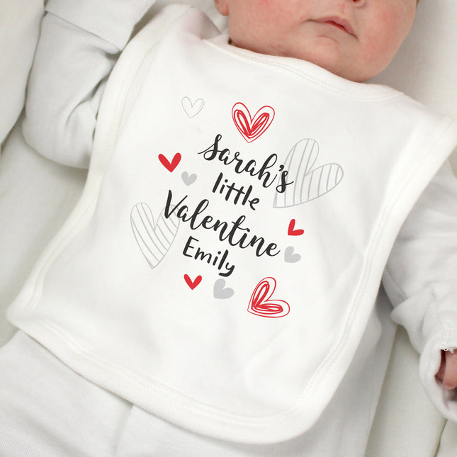 Little Valentine Bib - Personalised | 0 - 3 Months