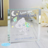 Tiny Tatty Love You to the Moon and Back Crystal Token - Personalised