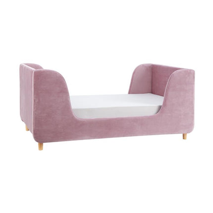 Lumi Velvet Toddler Bed - Pink