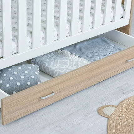Luno Cot Bed - Oak