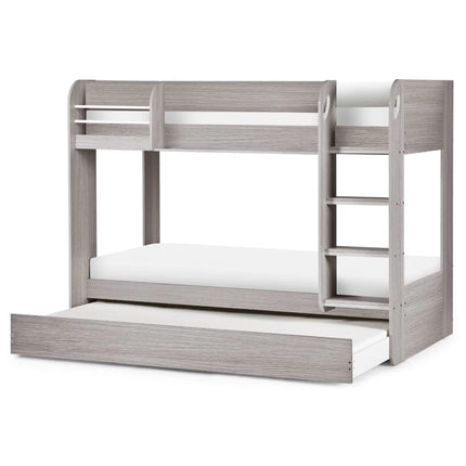Mars Bunk Bed with Trundle - Grey Oak