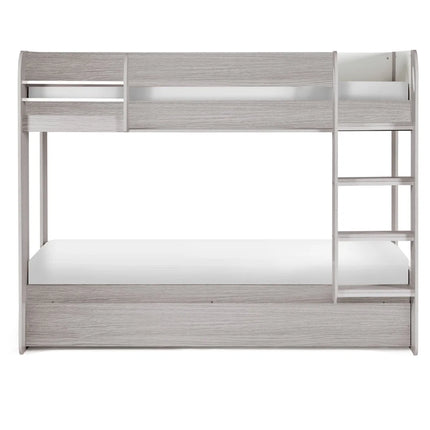 Mars Bunk Bed with Trundle - Grey Oak
