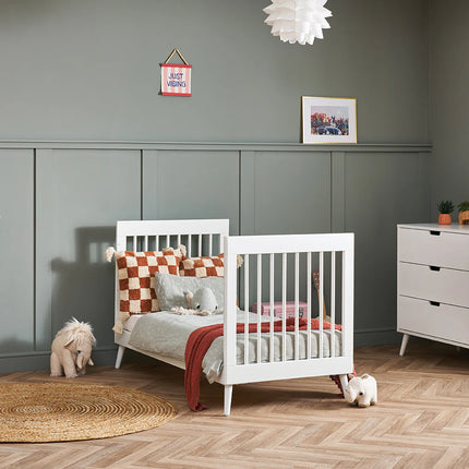 Maya 3 Piece Nursery Furniture Set - Nordic White
