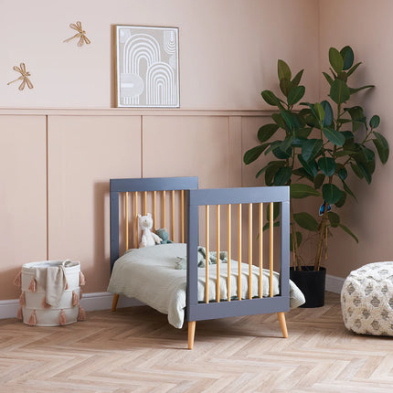 Maya Mini 3 Piece Nursery Furniture Set - Slate & Natural