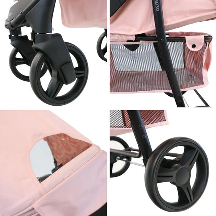 MB30 Plus Pushchair - Pink Leopard