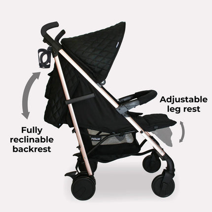 MB51 Plus Stroller - Black Quilted