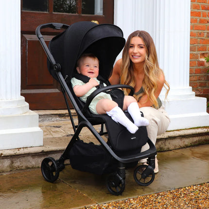 MBX7 Plus Auto-Fold Stroller - Black