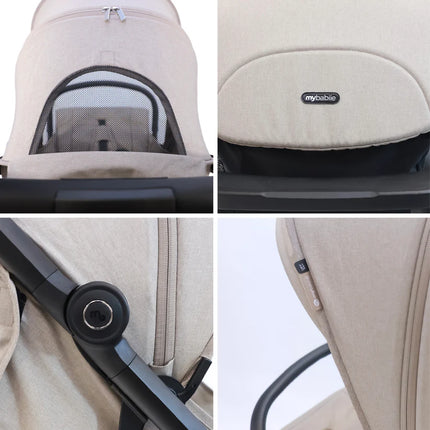 MBX7 Plus Auto-Fold Stroller - Camel