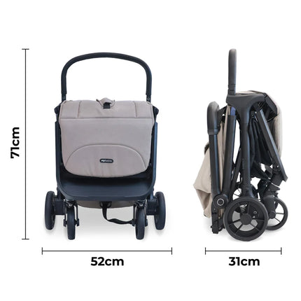 MBX7 Plus Auto-Fold Stroller - Camel