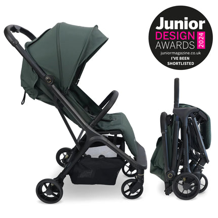 MBX7 Plus Auto-Fold Stroller - Forest Green