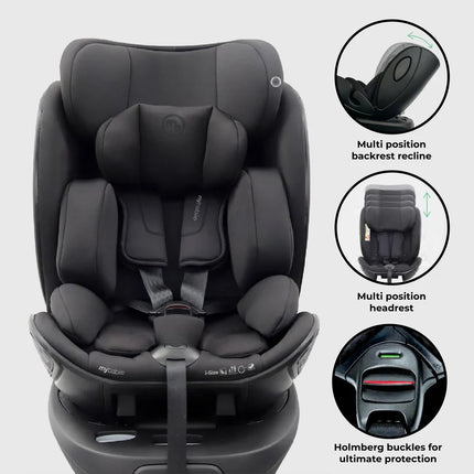 Modular Toddler Car Seat - Black