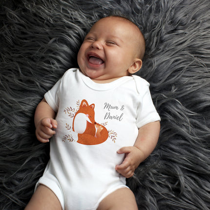 Mummy and Me Fox Vest - Personalised | 0-3 Months