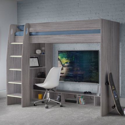 Nebula Gaming High Sleeper Bed - Julian Bowen - Junior Bambinos