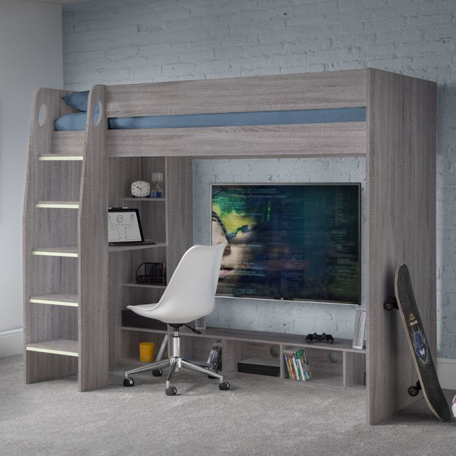 Nebula Gaming High Sleeper Bed - Julian Bowen - Junior Bambinos