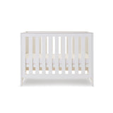 Nika Mini 2 Piece Nursery Room Set + Under Drawer - White Wash