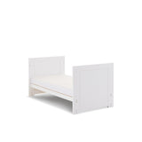 Nika Mini 2 Piece Nursery Room Set + Under Drawer - White Wash