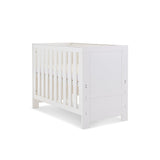 Nika Mini 2 Piece Nursery Room Set + Under Drawer - White Wash