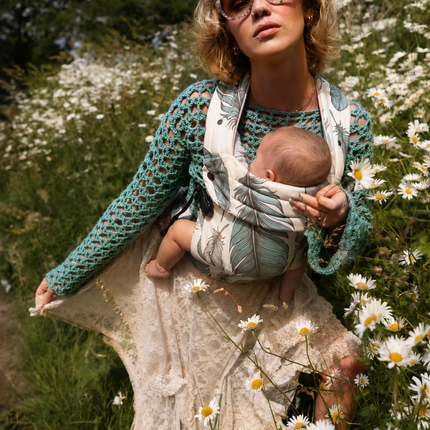 Nomad Pure Organic Baby Carrier - Wild Plume