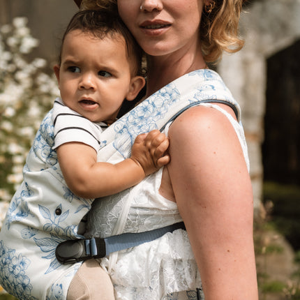 Nomad Pure Organic Baby Carrier - Blue Hydrangea