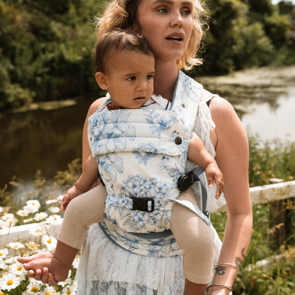 Nomad Pure Organic Baby Carrier - Blue Hydrangea