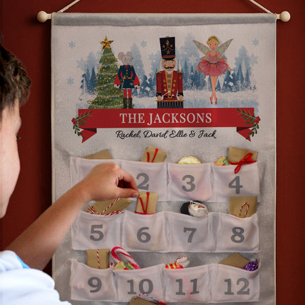 Nutcracker Pocket Advent Calendar - Personalised