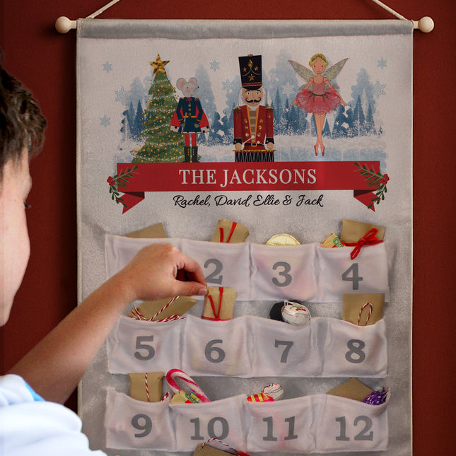Nutcracker Pocket Advent Calendar - Personalised