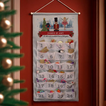 Nutcracker Pocket Advent Calendar - Personalised