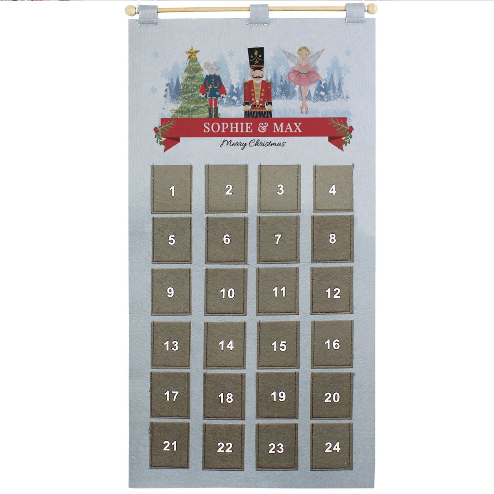 Nutcracker Pocket Advent Calendar - Personalised