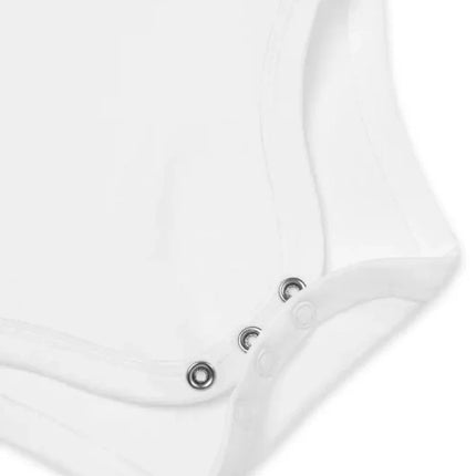 Orange Personalised Bodysuit in White