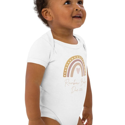 Neutral Heart Rainbow Baby Due Bodysuit