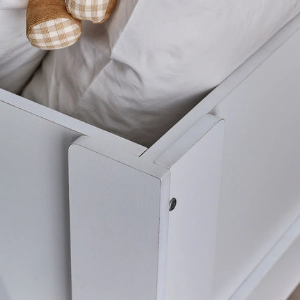 Otis Mid Sleeper with Desk - White