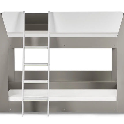 Parsec Bunk Bed - Taupe & White