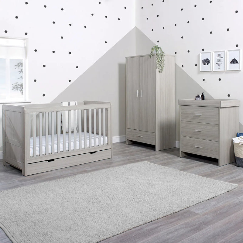 Pembrey Nursery Furniture available in Ash Grey or White