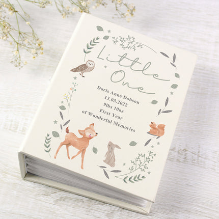 Personalised Baby Photo Album - Woodland Animal