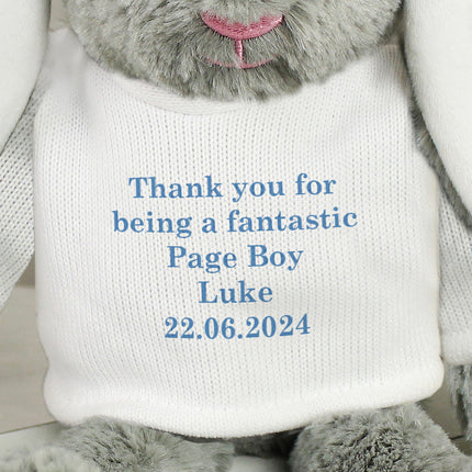 Personalised Bunny in Jumper