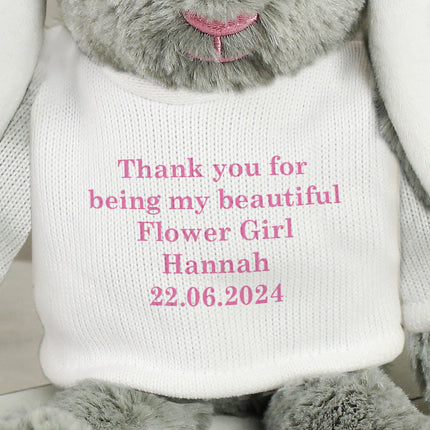 Personalised Bunny in Jumper
