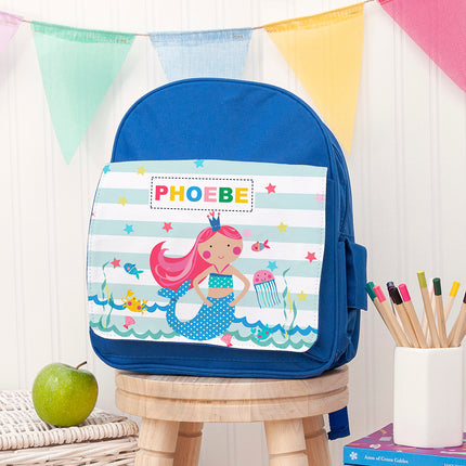 Mermaid Mini Rucksack - Personalised