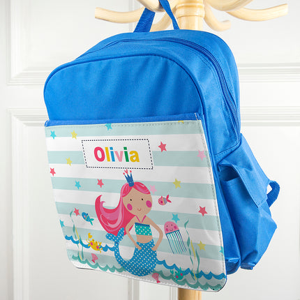 Mermaid Mini Rucksack - Personalised