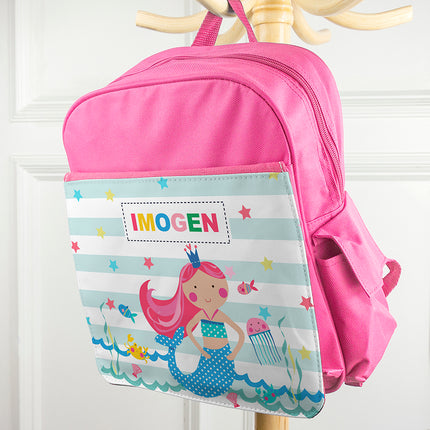Mermaid Mini Rucksack - Personalised