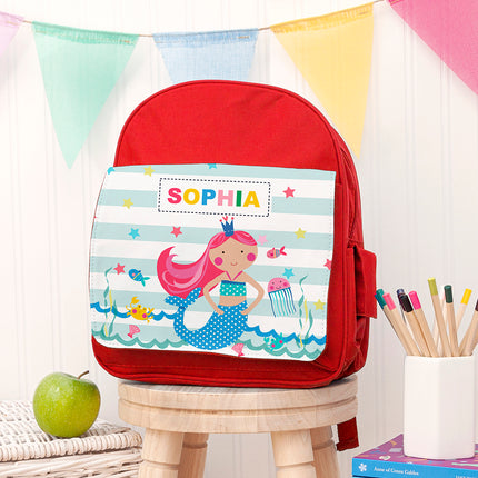 Mermaid Mini Rucksack - Personalised
