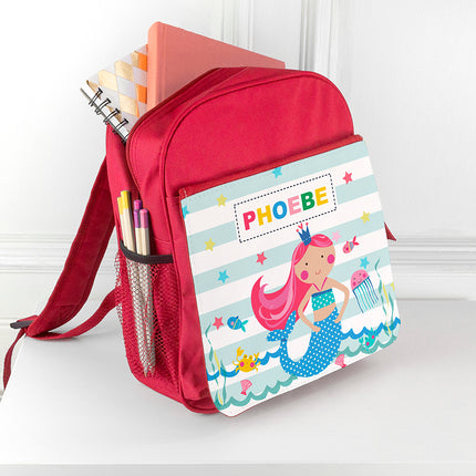 Mermaid Mini Rucksack - Personalised