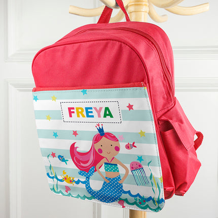 Mermaid Mini Rucksack - Personalised