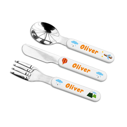 Personalised Adventure Cutlery Set