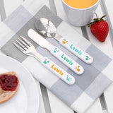 Personalised Dinosaur Cutlery Set