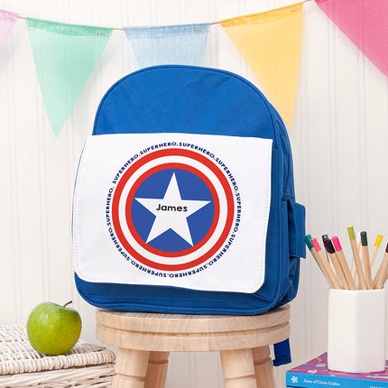Superhero Mini Rucksack - Personalised