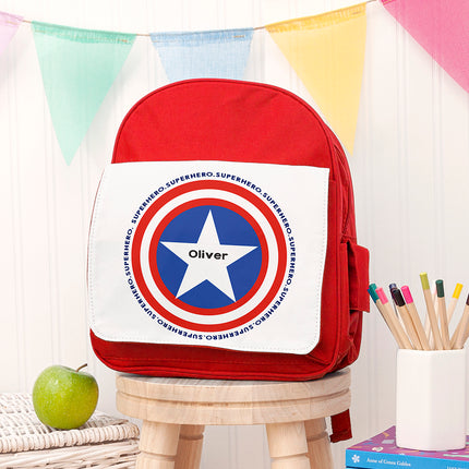Superhero Mini Rucksack - Personalised
