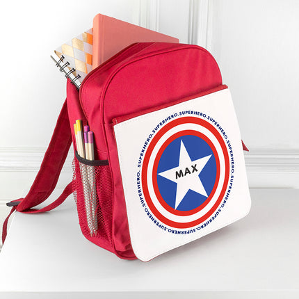 Superhero Mini Rucksack - Personalised