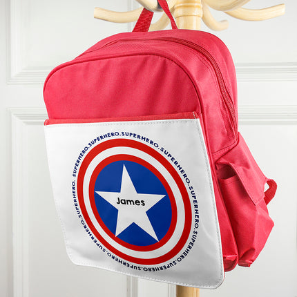 Superhero Mini Rucksack - Personalised