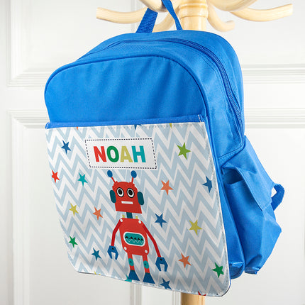 Robot Mini Rucksack - Personalised