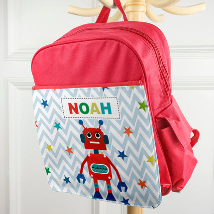 Robot Mini Rucksack - Personalised